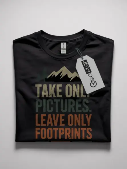 eco friendly take only pictures shirt
