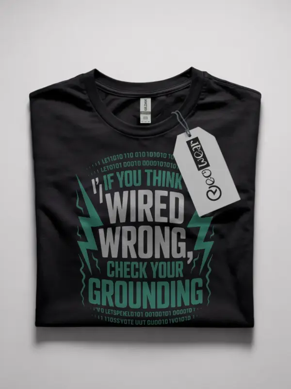 electrician pun t-shirt