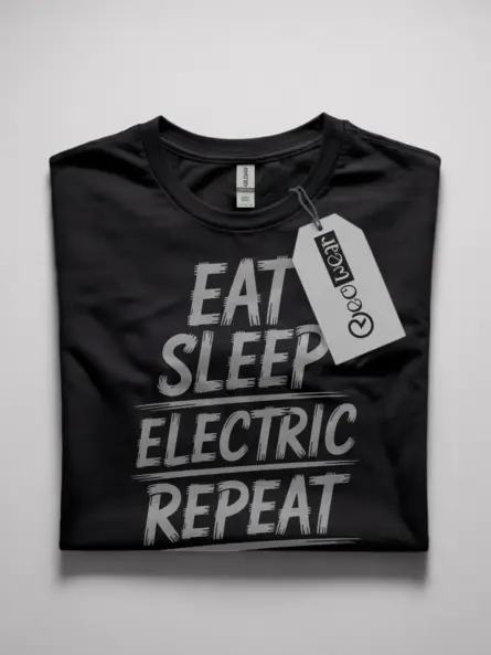 electrician slogan t-shirt