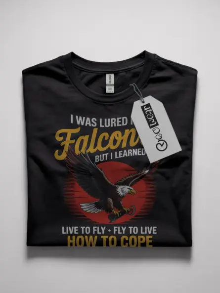 falconry mental health t-shirt
