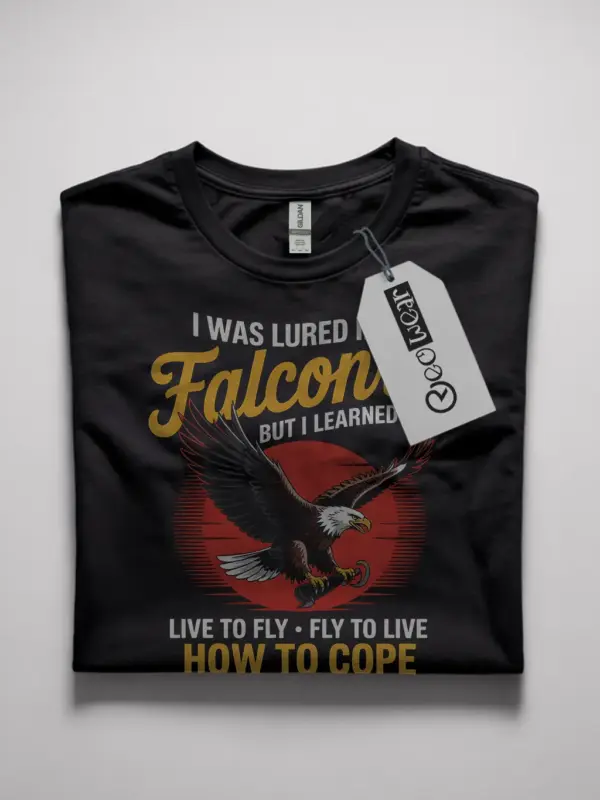 falconry mental health t-shirt