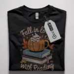 fall reading shirt