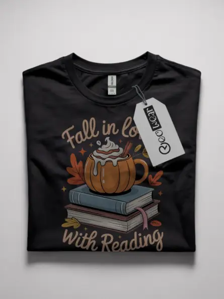 fall reading shirt