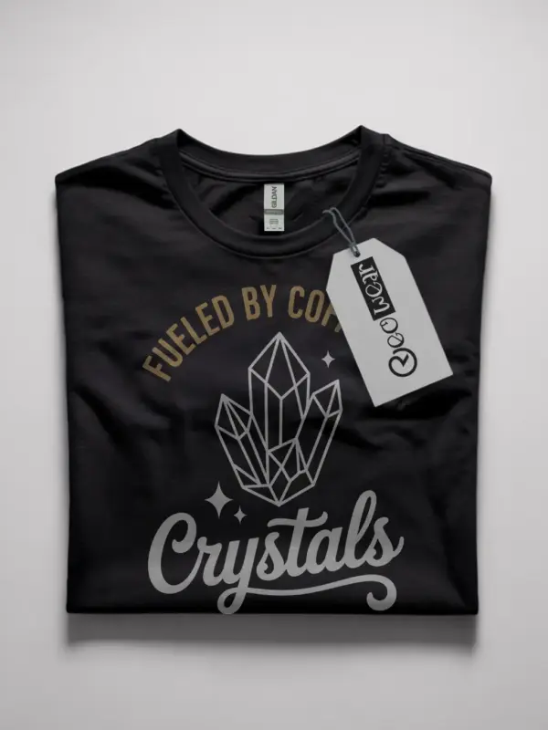 fueled by coffee and crystals shirt