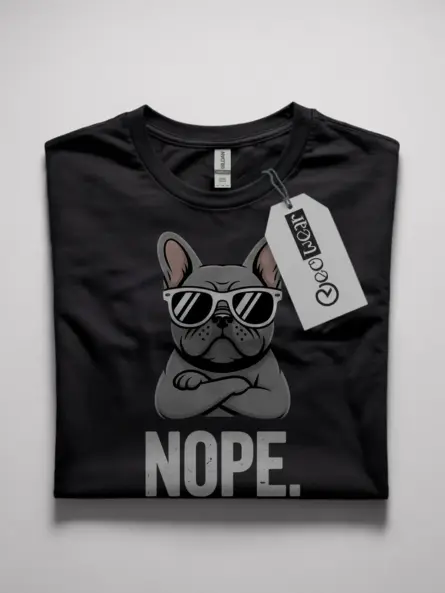 funny French bulldog t-shirt