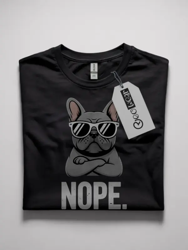 funny French bulldog t-shirt