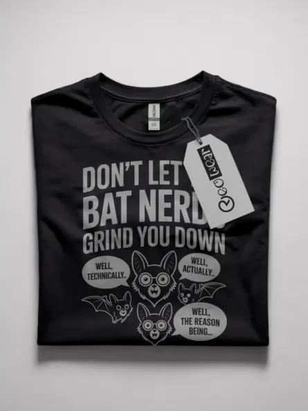 funny bat nerd t-shirt