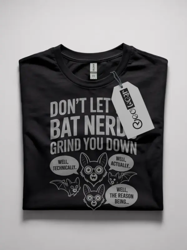 funny bat nerd t-shirt