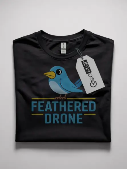 Funny Bird Drone T-Shirt for Tech Enthusiasts - Image 4