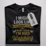 funny bird watching t-shirt for introverts