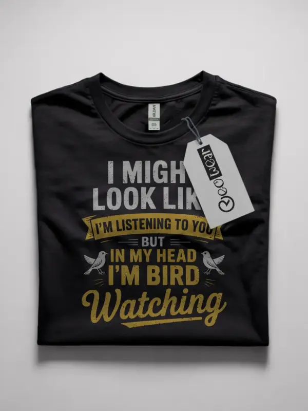 funny bird watching t-shirt for introverts