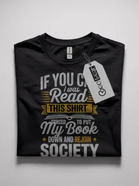 funny book down shirt