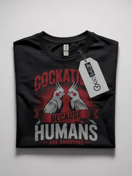 funny cockatiel t-shirt