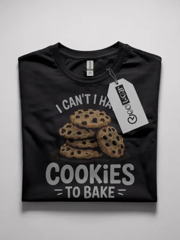 funny cookie baking t-shirt for home bakers