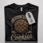funny cookie lover t-shirt for bakers