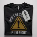 funny danger sign electrician shirt