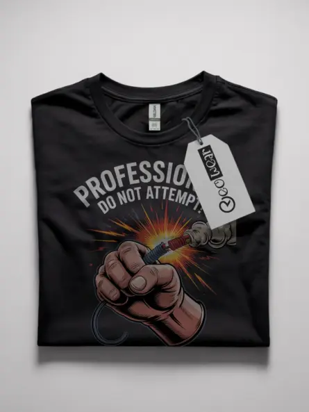 funny electrician tee