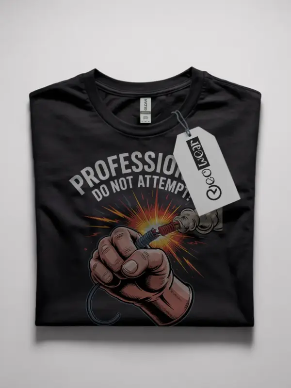funny electrician tee