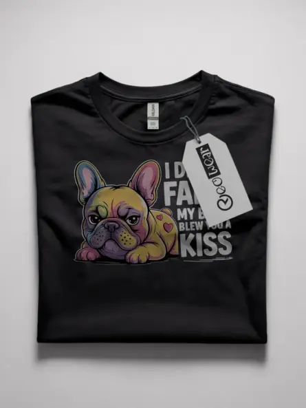 funny french bulldog fart shirt