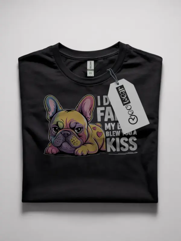 funny french bulldog fart shirt