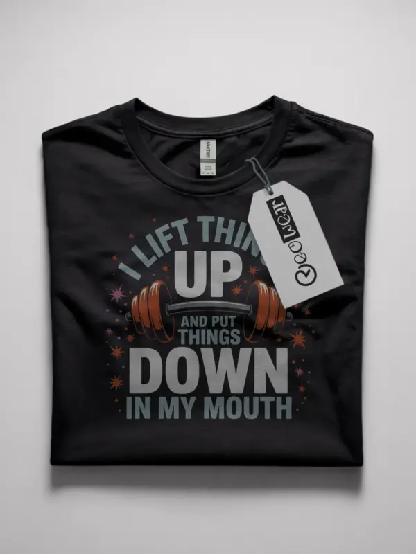 funny gym t shirt for lifting weights