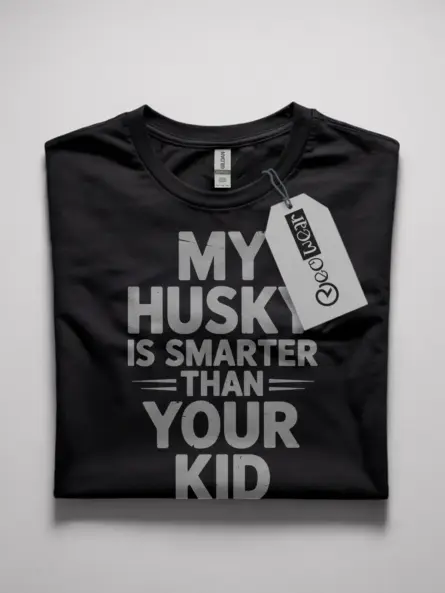 funny husky t-shirt