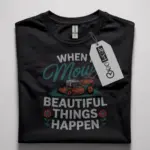 funny lawn mowing t-shirt for gardene