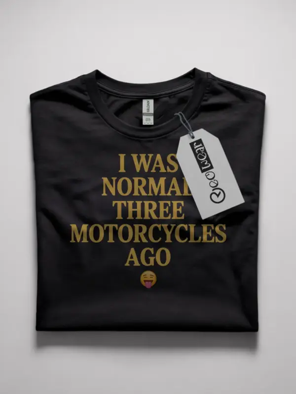 black flatlay funny-motorcycle-shirt funny motorcycle t shirt