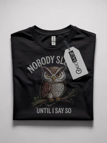 funny night owl t-shirt for insomniacs
