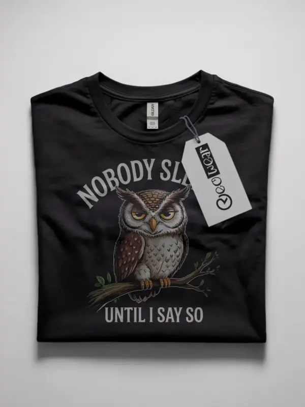 funny night owl t-shirt for insomniacs