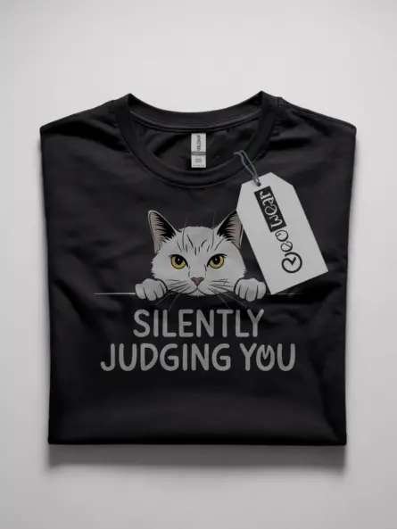 Funny Sphynx Cat tee Shirt – Silently Judging You Tee - Image 10