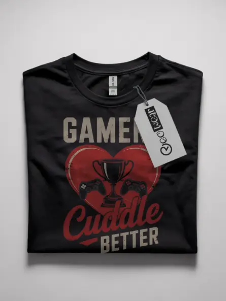 Romantic Gamer T-Shirt for Couples - Image 4