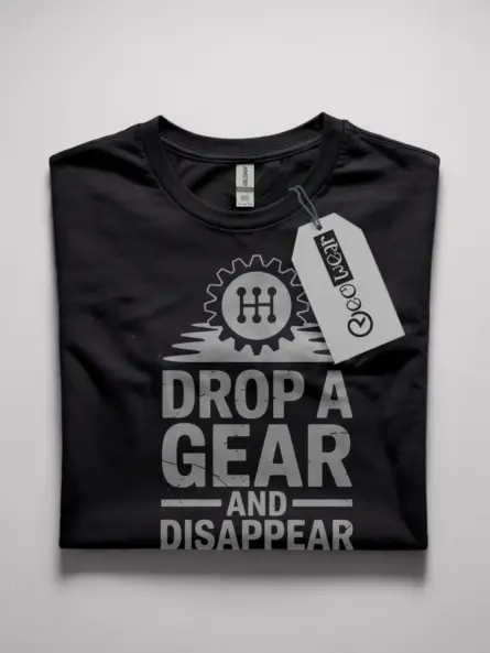 gear shift car enthusiast t-shirt