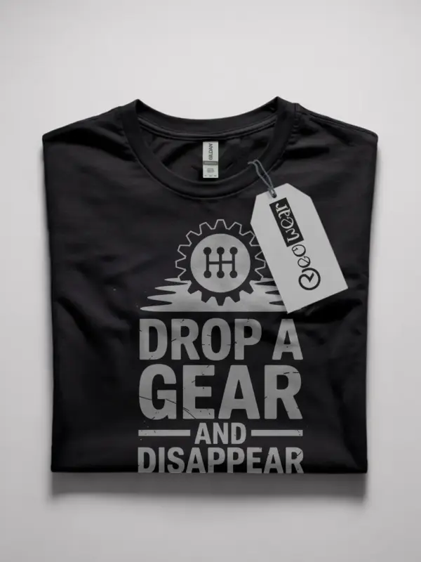 gear shift car enthusiast t-shirt