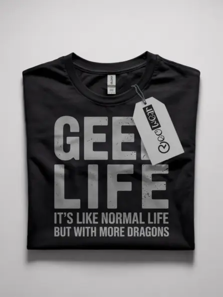 geek life dragon t-shirt