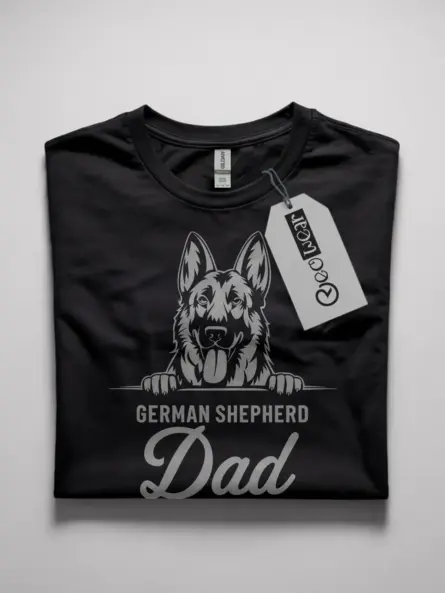 german shepherd dad t-shirt