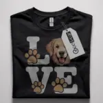 golden retriever love shirt