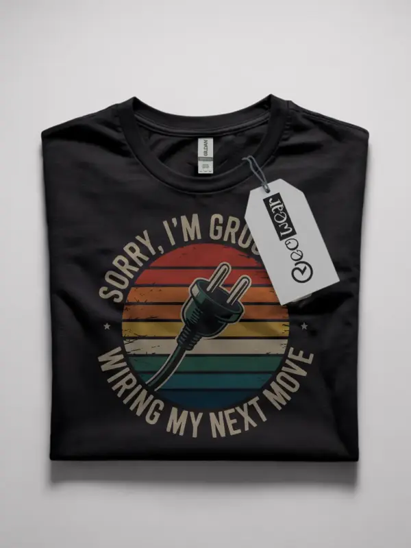 grounded electrician t-shirt
