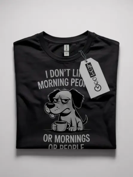 grumpy dog coffee t-shirt