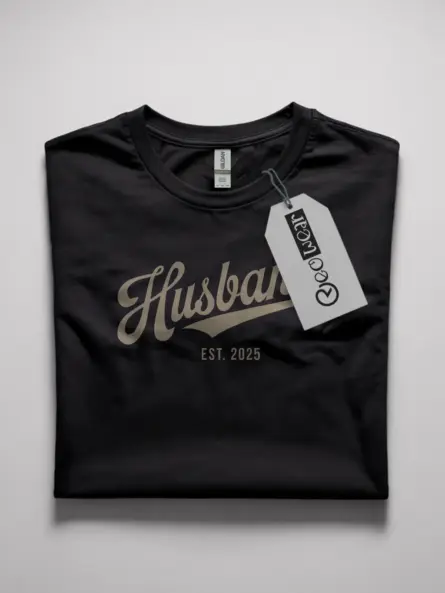 Hubby Est 2025 Shirt – Romantic Wedding Gift for New Husbands - Image 10
