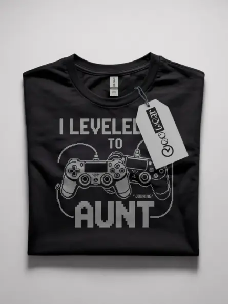 Gamer Aunt Pregnancy Announcement Shirt - Image 10