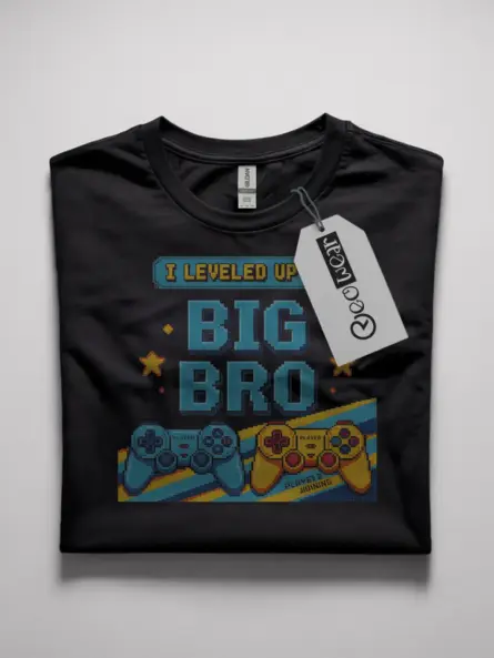 Epic Leveled Up to Big Bro Gamer Shirt - Image 4