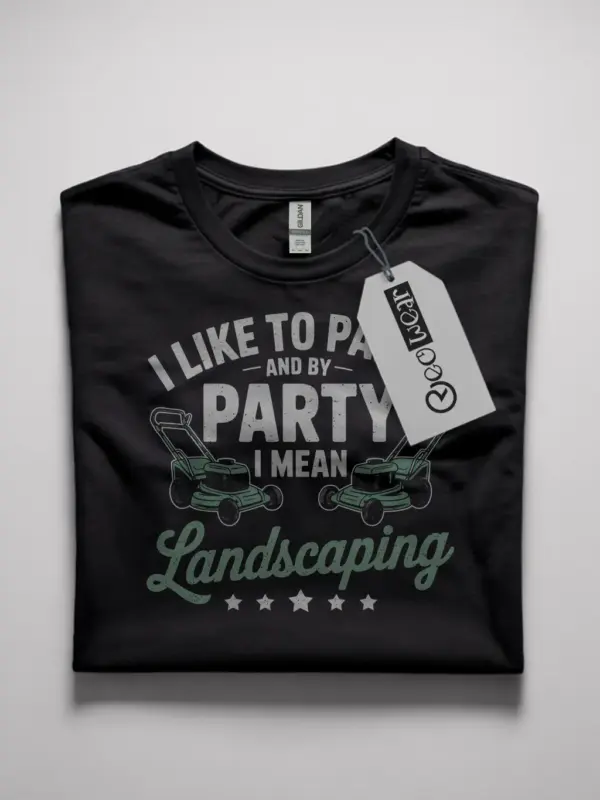 funny landscaping t-shirt