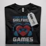 gamer girlfriend t-shirt for couples
