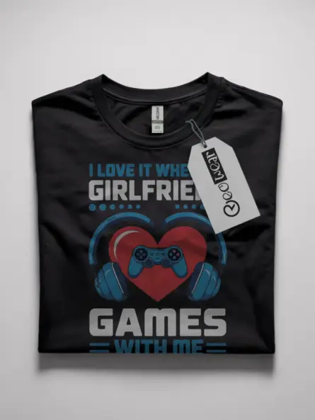 gamer girlfriend t-shirt for couples