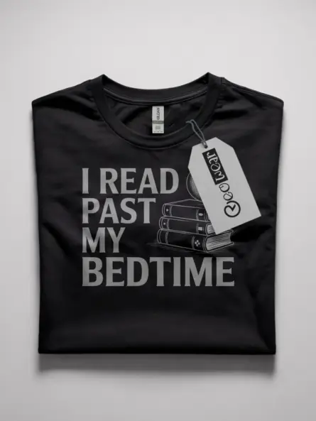i read past my bedtime t-shirt