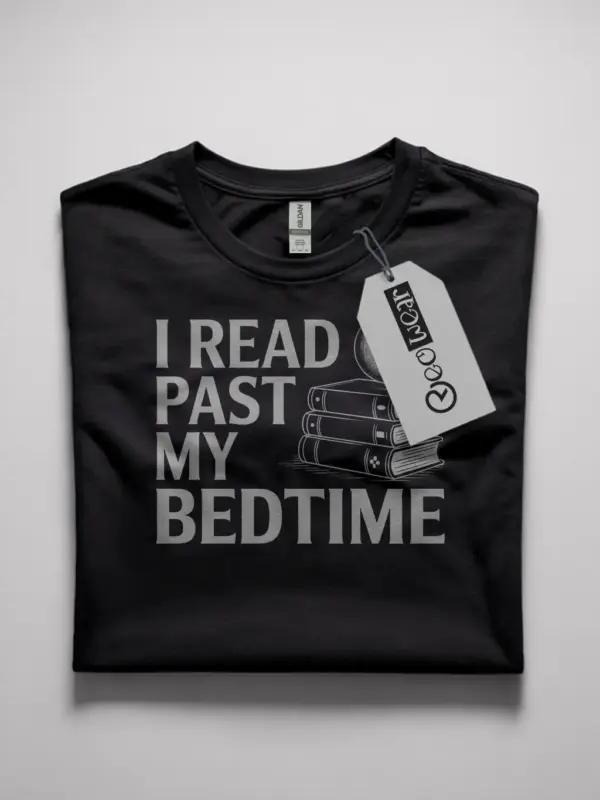 i read past my bedtime t-shirt