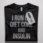 i run on diet coke and insulin shirt