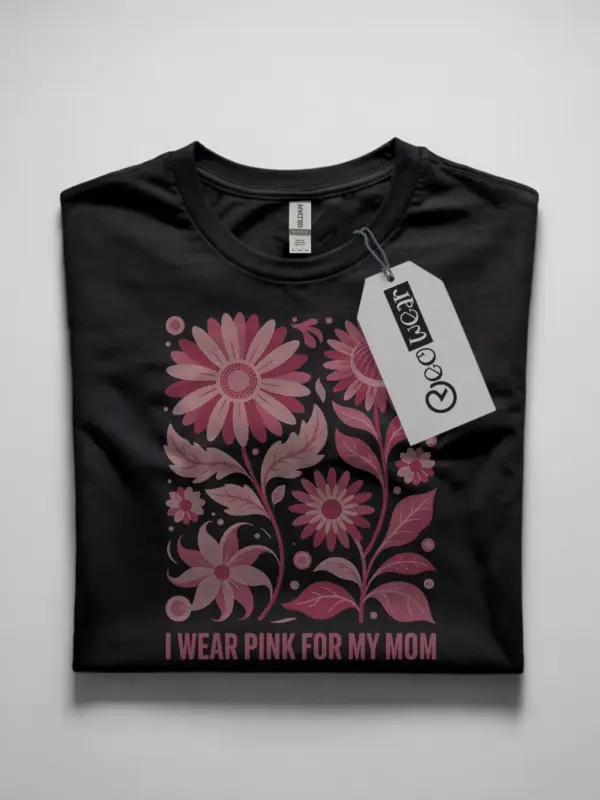 i wear pink for my mom t-shirt