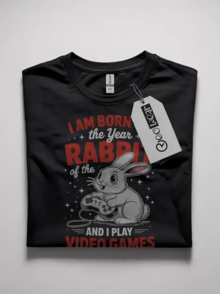 Year of the Rabbit Gamer T-Shirt - Image 10